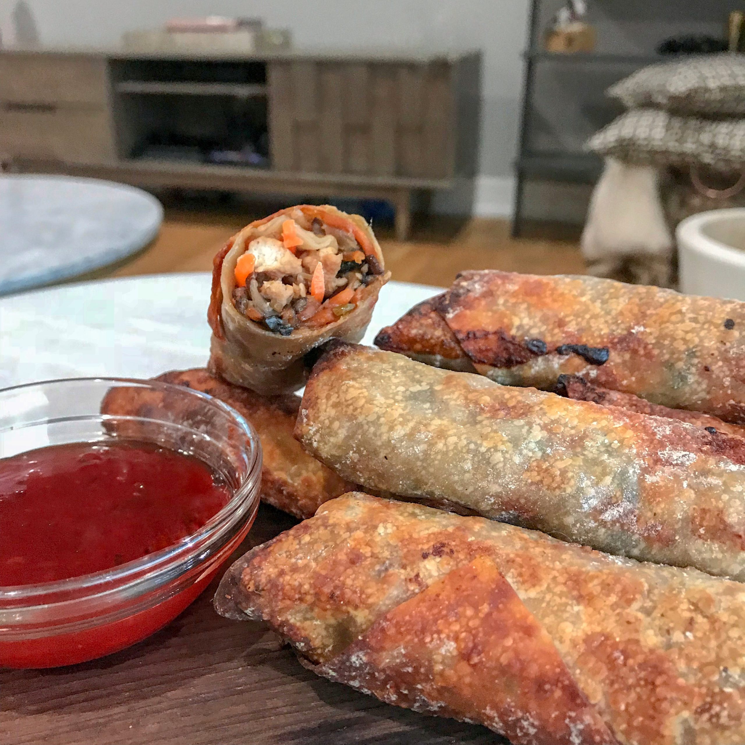 Air Fryer Egg Rolls Recipe - Rachel Cooks®